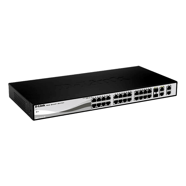 D-Link Smart III 24p Switch 10/100 + 2 Giga + 2 SFP - Imagen 2