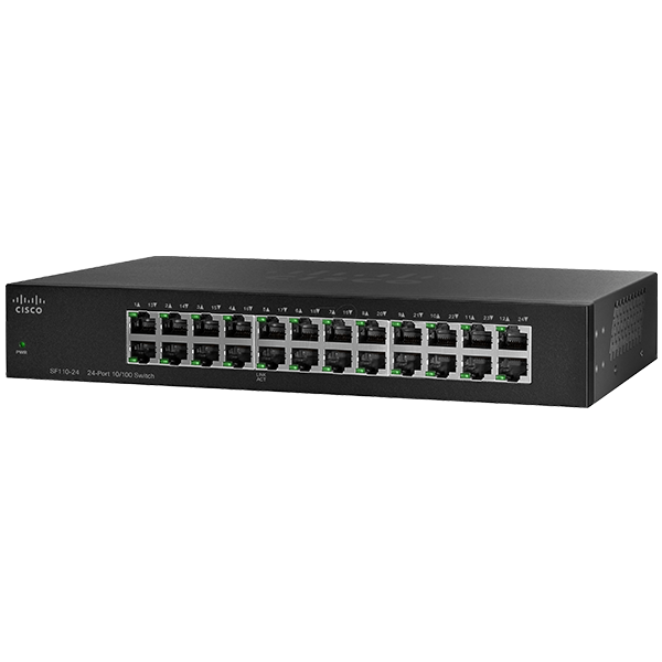 Cisco Switch Ethernet 24 SF110-24-NA