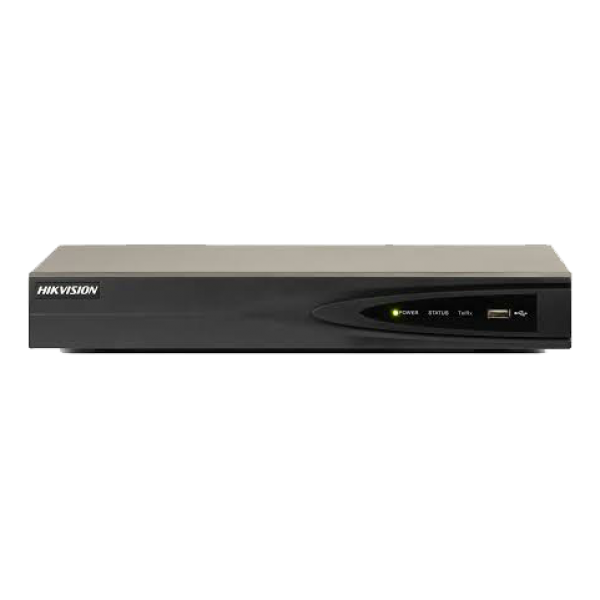 Hikvision NVR 4 Canales POE 25Mbps H264  1HDD