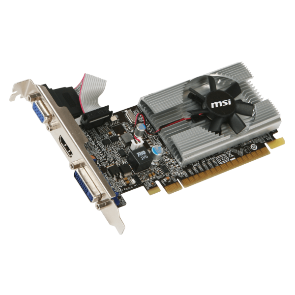 MSI NVIDIA N210 1GB DDR3 HDMI DVI VGA - Imagen 3