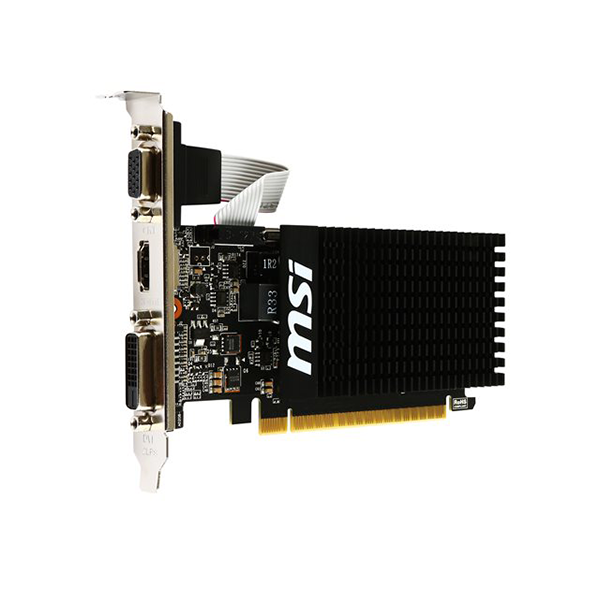 MSI nvidia GT710 1GB DDR3 VGA HDMI DVI PCIx16 - Imagen 2