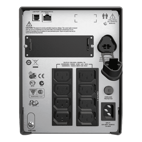 APC UPS 1.000VA 230V 700W con regulador - Imagen 2