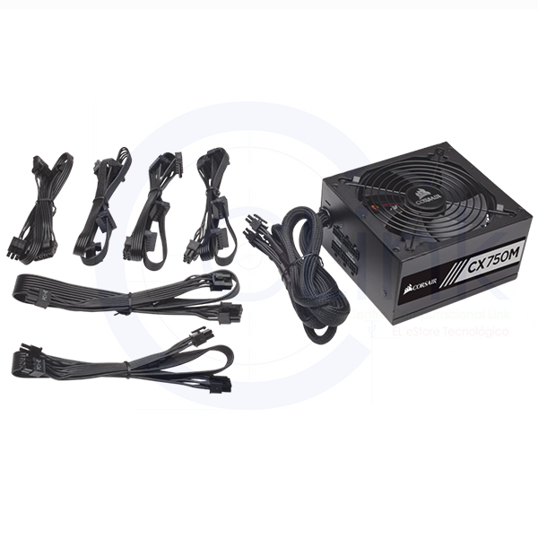 Corsair CX750M Fuente Modular 750W 80 PLUS Certificada - Imagen 2