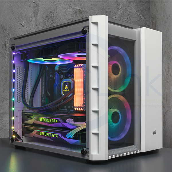 Corsair Gabinete RGB Crystal Series 280X Micro-ATX - Imagen 4