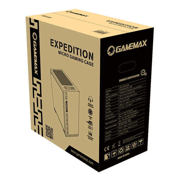 Gabinete GAMEMAX Expedición Blanco-6