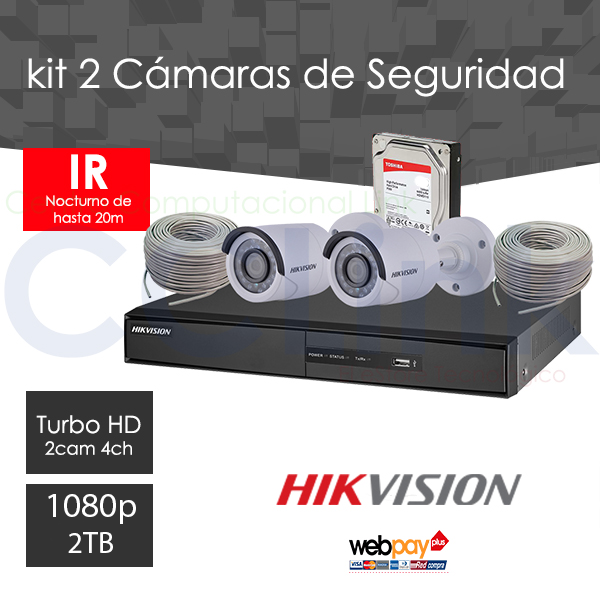Kit-2-camaras 1080p 2tb