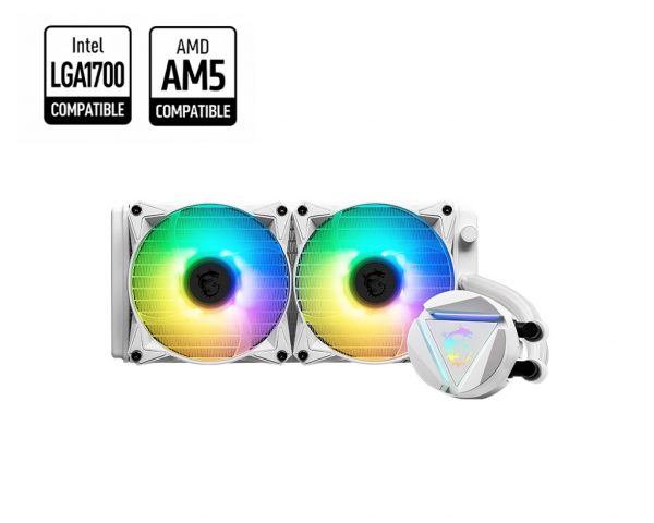 MSI MAG CORELIQUID 240R V2 White ARGB LGA1700 AM5