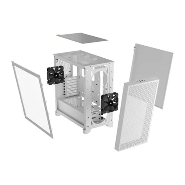 Gabinete Corsair 3000D AirFlow White-2