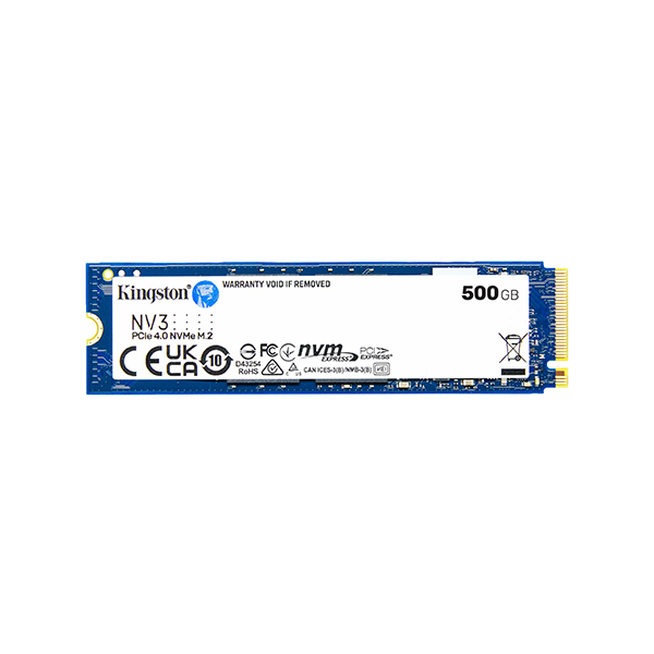 Kingston SSD 500GB NV3 M.2 2280 NVMe PCIe 4.0