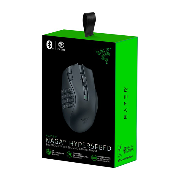 Razer Naga V2 HyperSpeed Mouse Gaming MMO Inalámbrico - Imagen 4