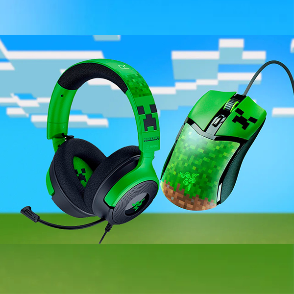 Razer Kit Minecraft Edition Cobra - Kraken V4 X