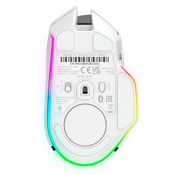Razer Basilisk V3 Pro 30K White - Imagen 3